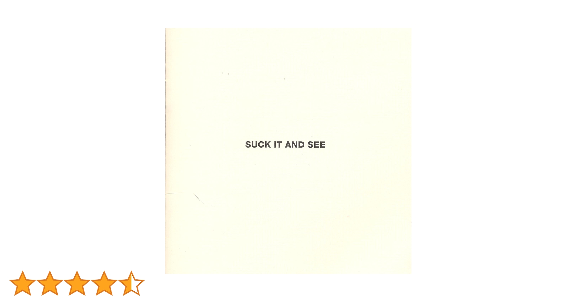 SUCK IT AND SEE! UKオリジナル(英)盤 LP Stereo Suck It and See Vinyl LP | Arctic Monkeys
